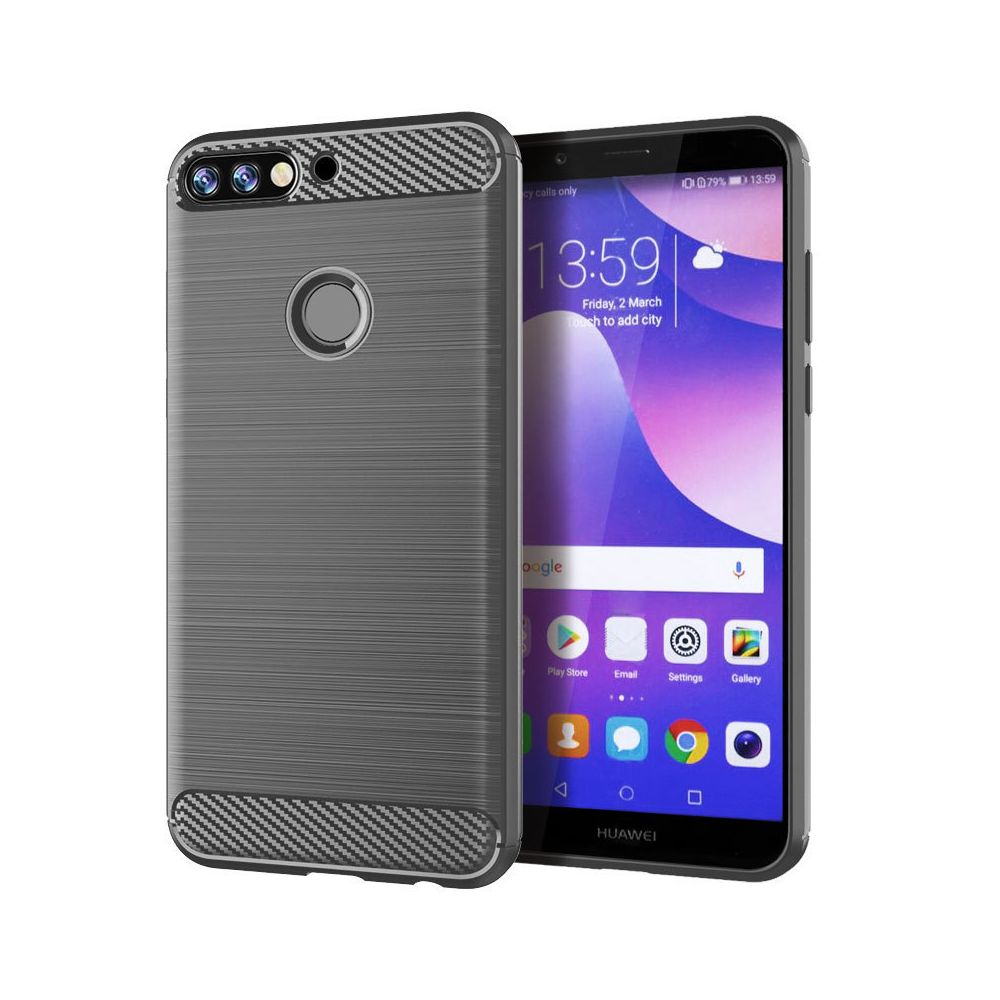 marque generique - Etui Coque de protection durable souple pour Huawei Nova2 Lite - Gris - Autres accessoires smartphone