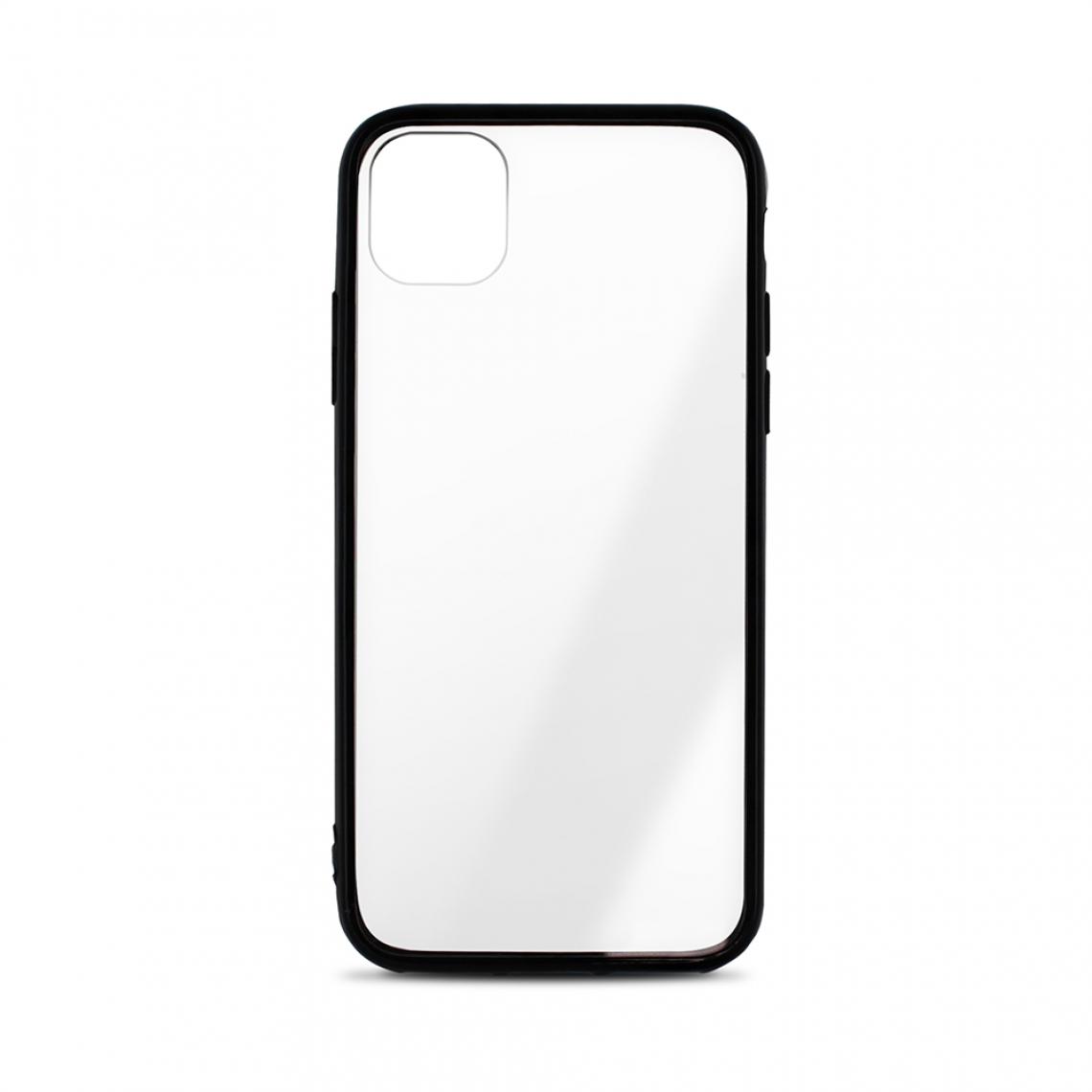 Mooov - Coque semi-rigide Color Edge pour iPhone 12/12 PRO - contour noir - Coque, étui smartphone