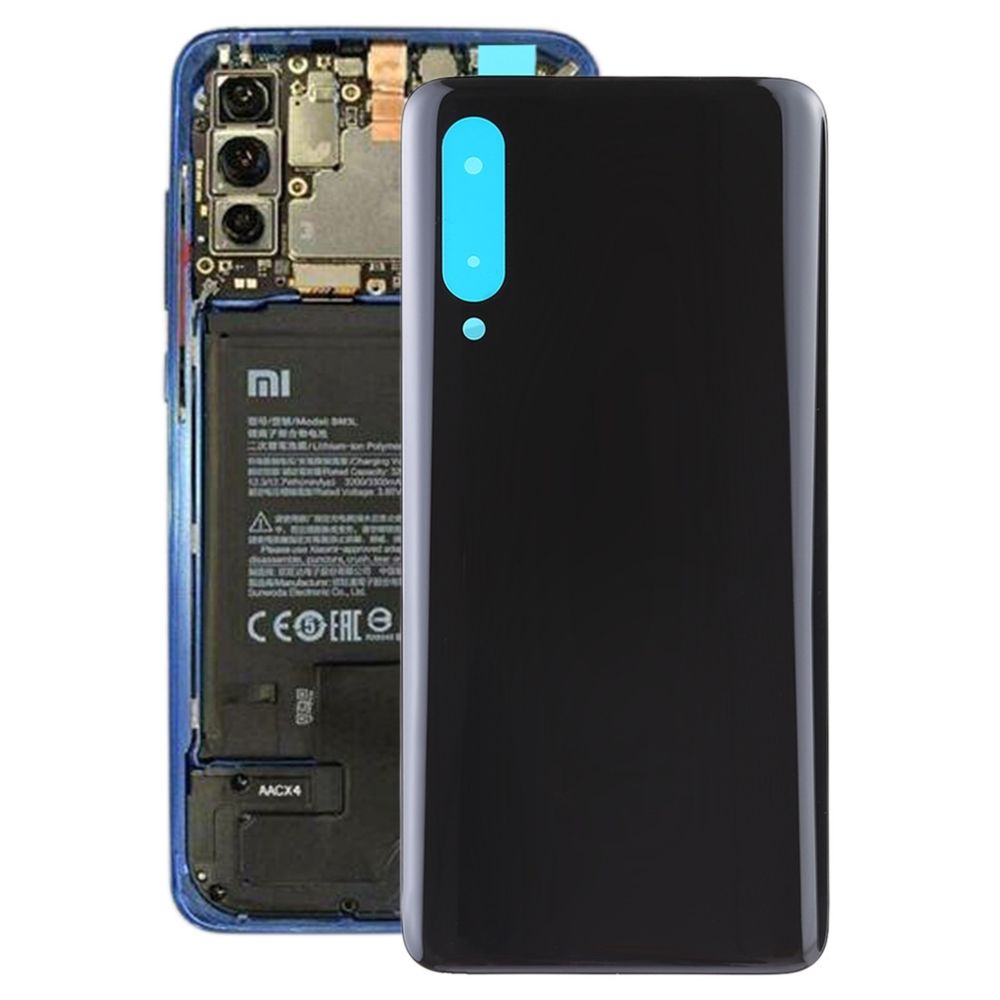 Wewoo - Cache batterie pour Xiaomi Mi 9 noir - Coque, étui smartphone