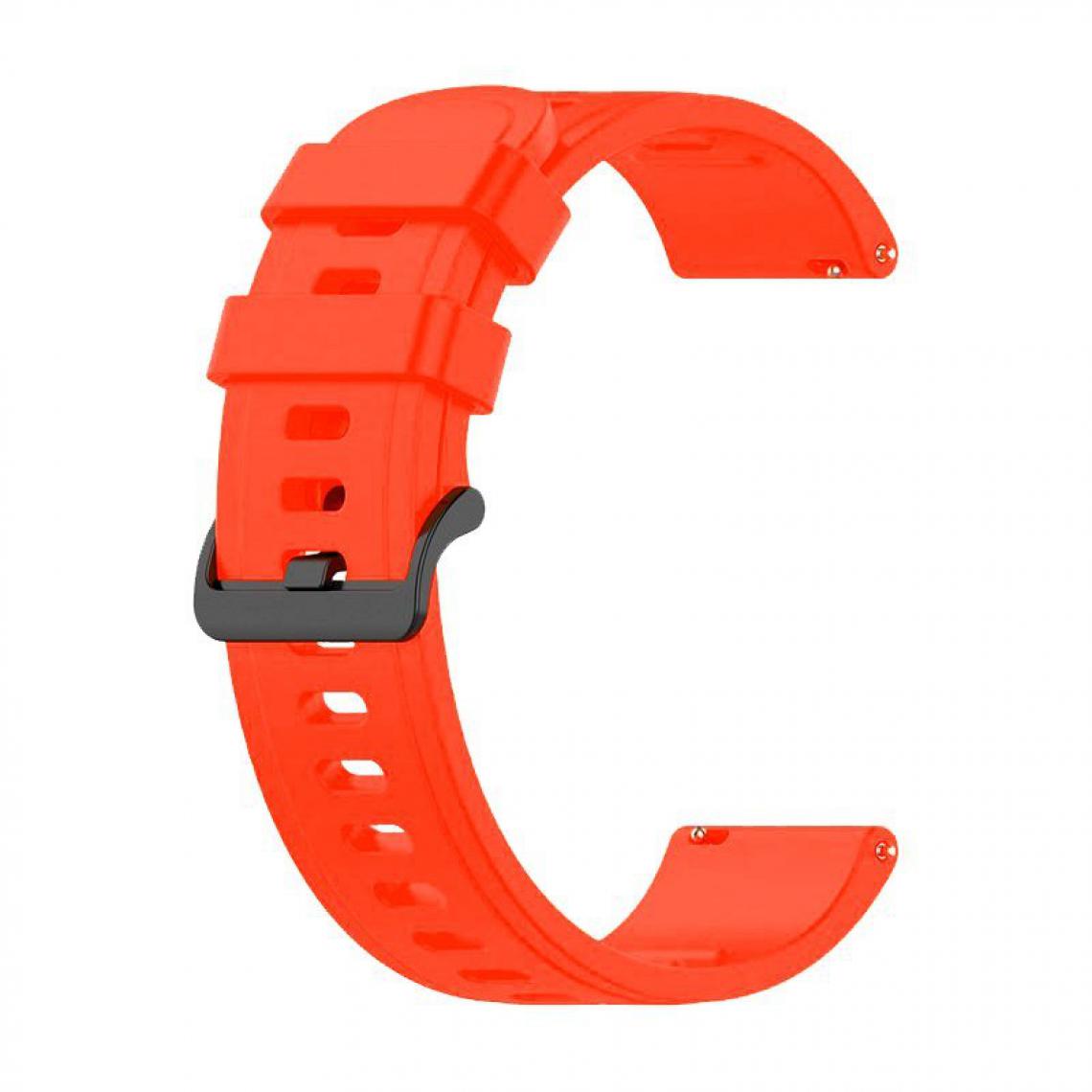 Phonecare - Bracelet en Silicone Souple Avec Boucle pour Samsung Gear S3 Frontier - Orange - Autres accessoires smartphone