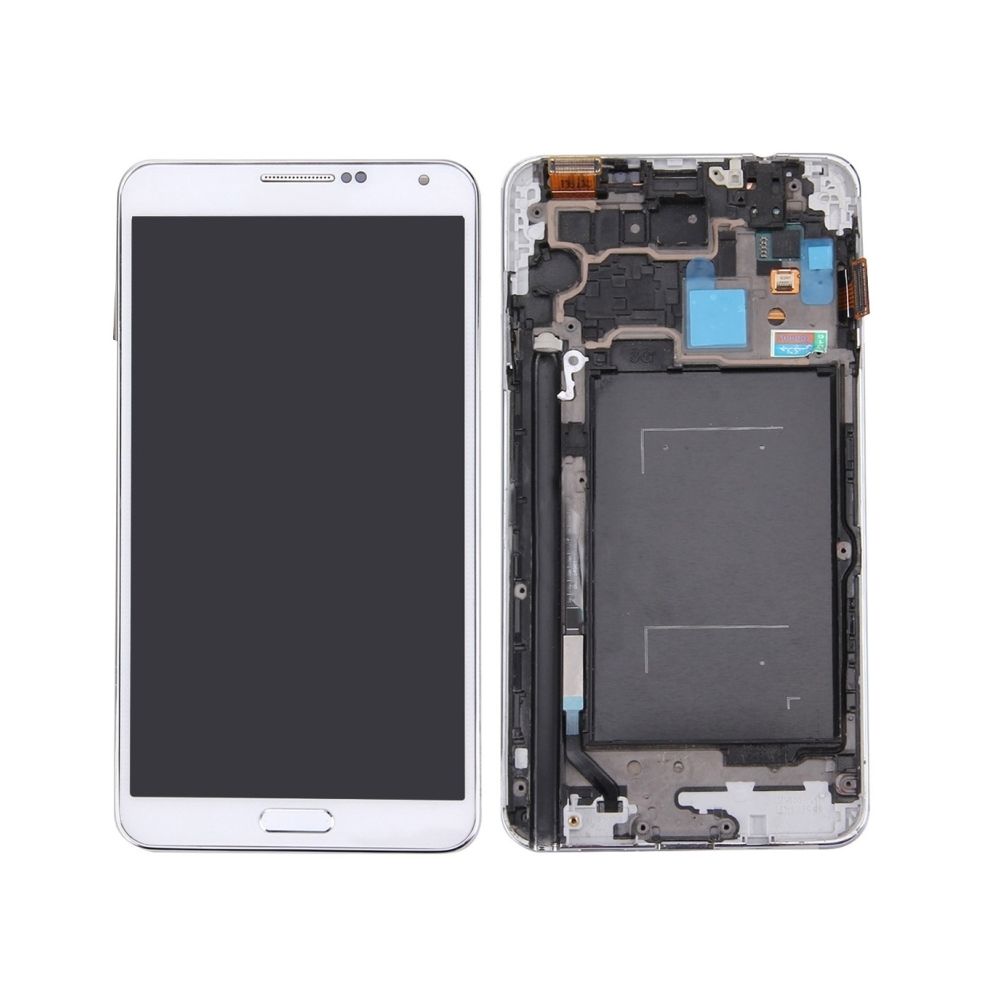 Wewoo - Pour Samsung Galaxy Note III blanc / N900A / N900T pièce détachée LCD Affichage + Écran Tactile Digitizer Assemblée avec Remplacement de Cadre - Autres accessoires smartphone