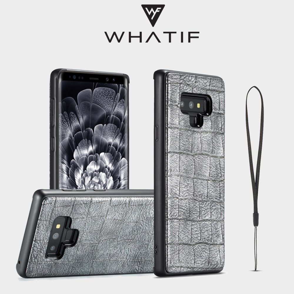 marque generique - Etui en PU crocodile enduit rigide noir pour votre Samsung Galaxy Note 9 - Autres accessoires smartphone