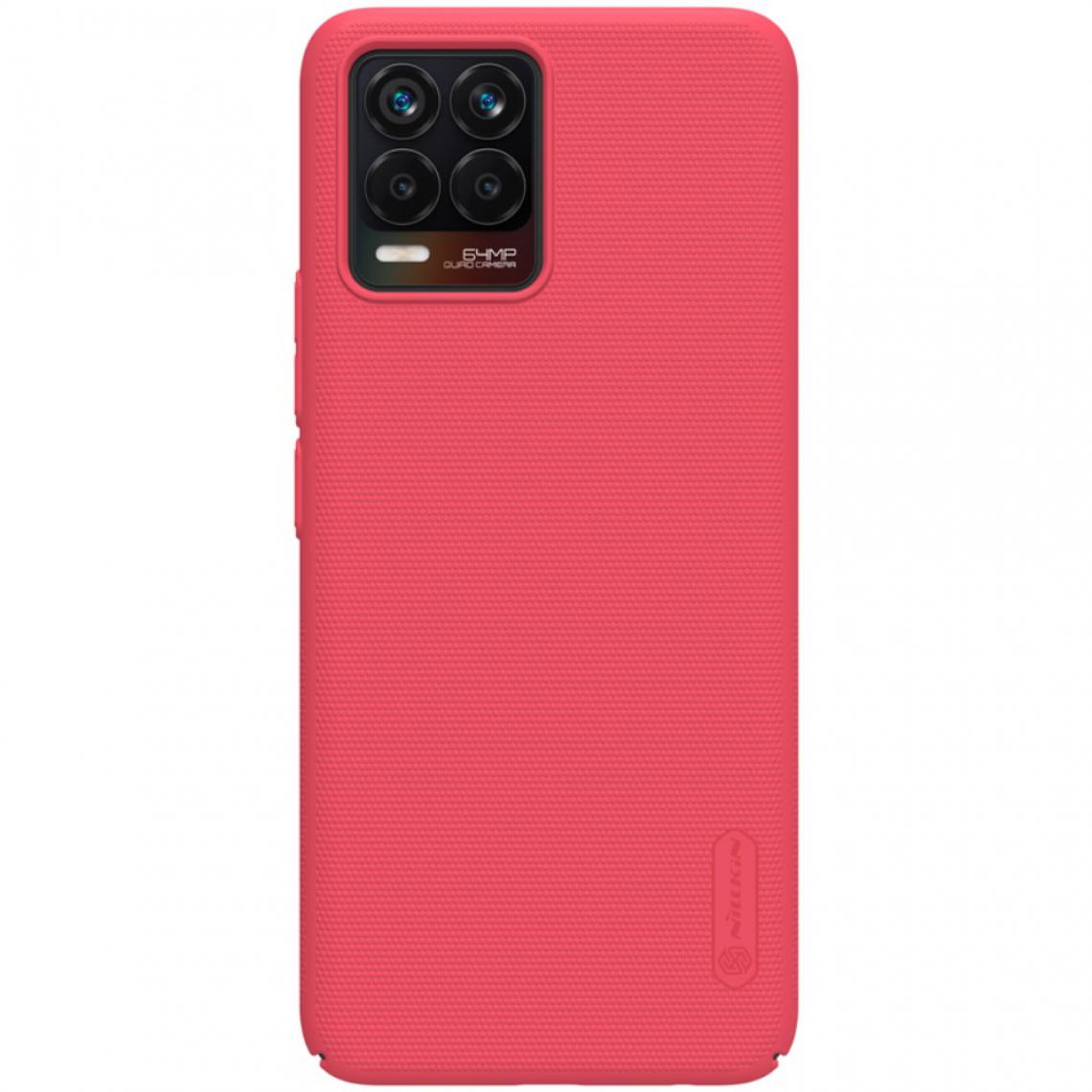 Nillkin - Coque en TPU Surface mate rigide rouge pour votre Realme 8/8 Pro - Coque, étui smartphone