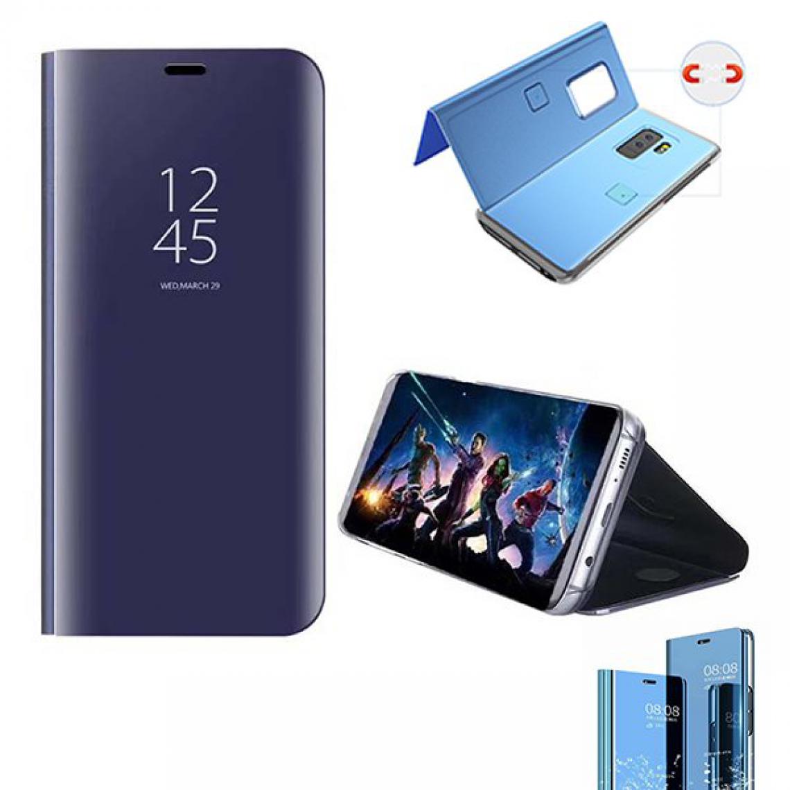 Phonecare - Coque Vue Intelligente pour Samsung Huawei P30 Lite New Edition - Bleu - Coque, étui smartphone