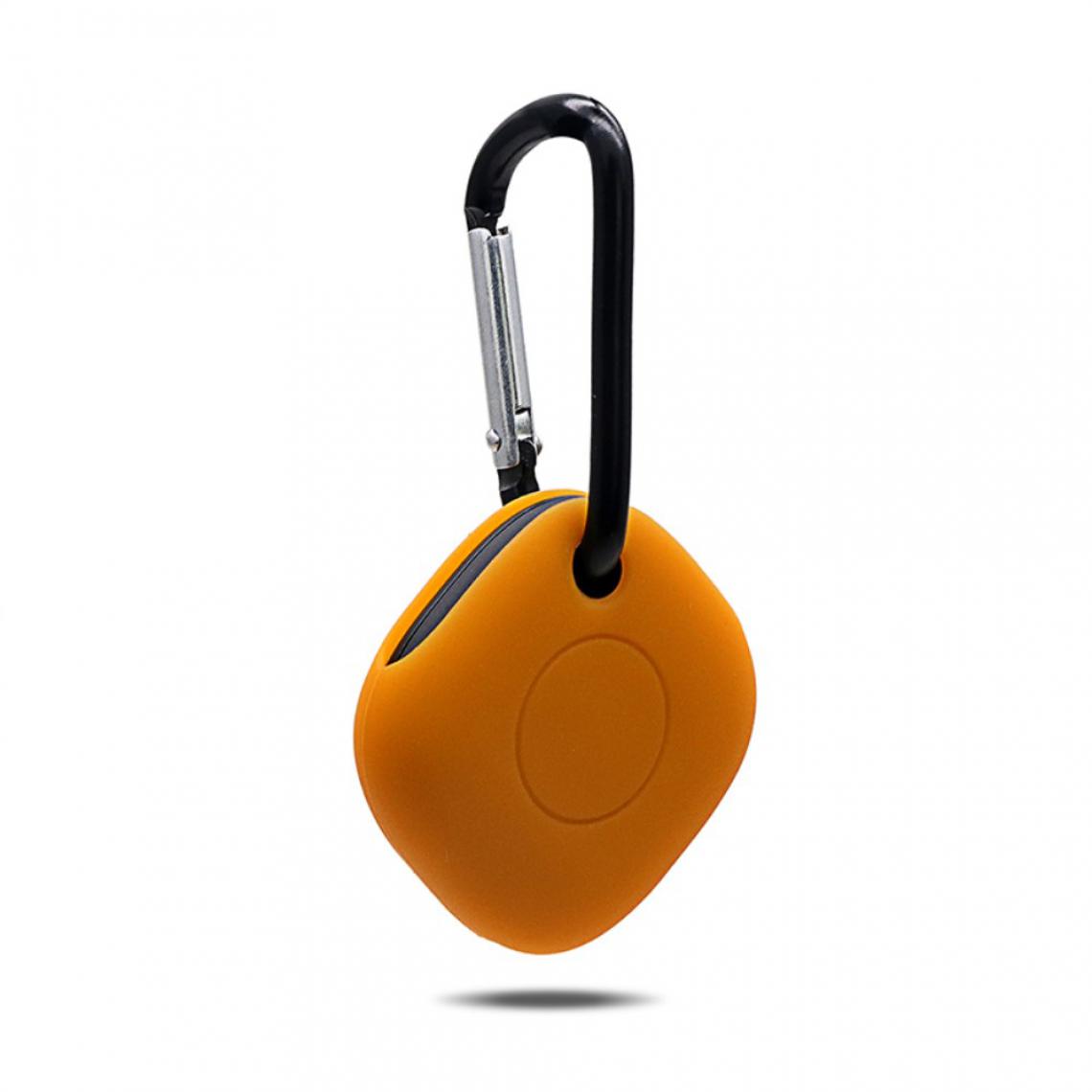 Other - Coque en silicone Portable avec boucle orange pour votre Samsung Galaxy SmartTag - Coque, étui smartphone