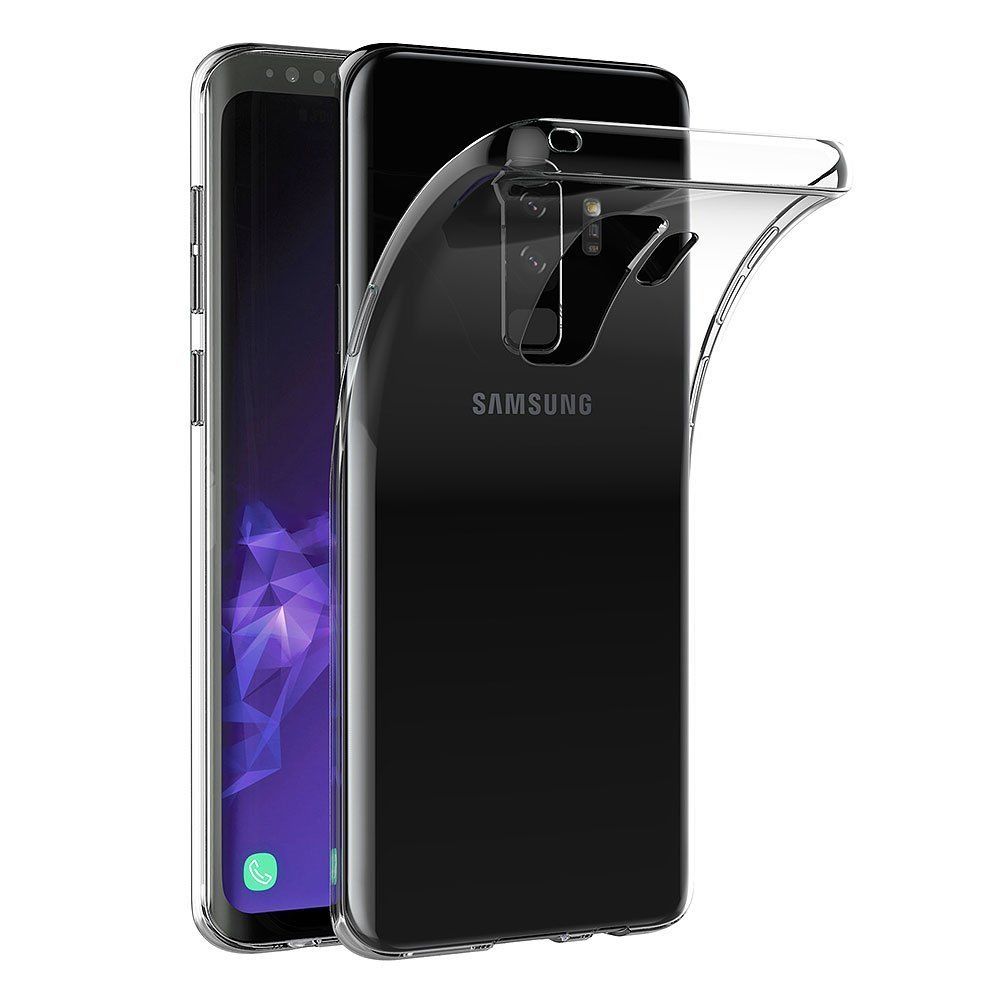 Cabling - CABLING® Coque Samsung Galaxy S9 Plus, Transparent TPU Silicone Housse Coque de protection pour Samsung Galaxy S9 Plus - Coque, étui smartphone
