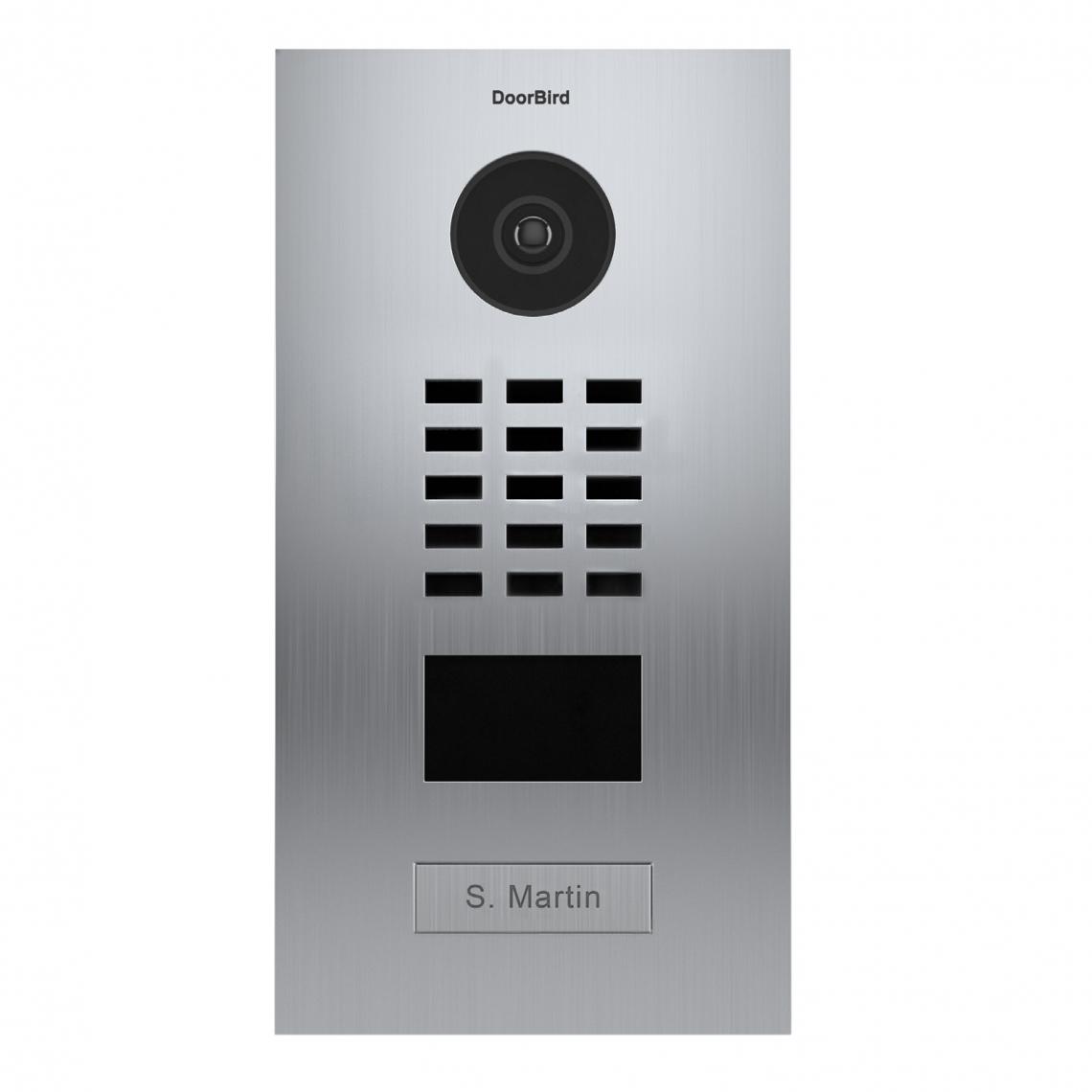 Doorbird - Portier vidéo IP D2101V-V2-EP - Sonnette et visiophone connecté