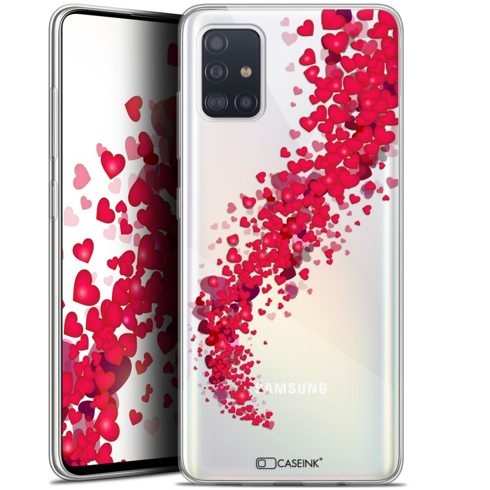 Caseink - Coque Pour Samsung Galaxy A51 (A515) (6.5 ) [Gel HD Collection Love Saint Valentin Design Tornado - Souple - Ultra Fin - Imprimé en France] - Coque, étui smartphone