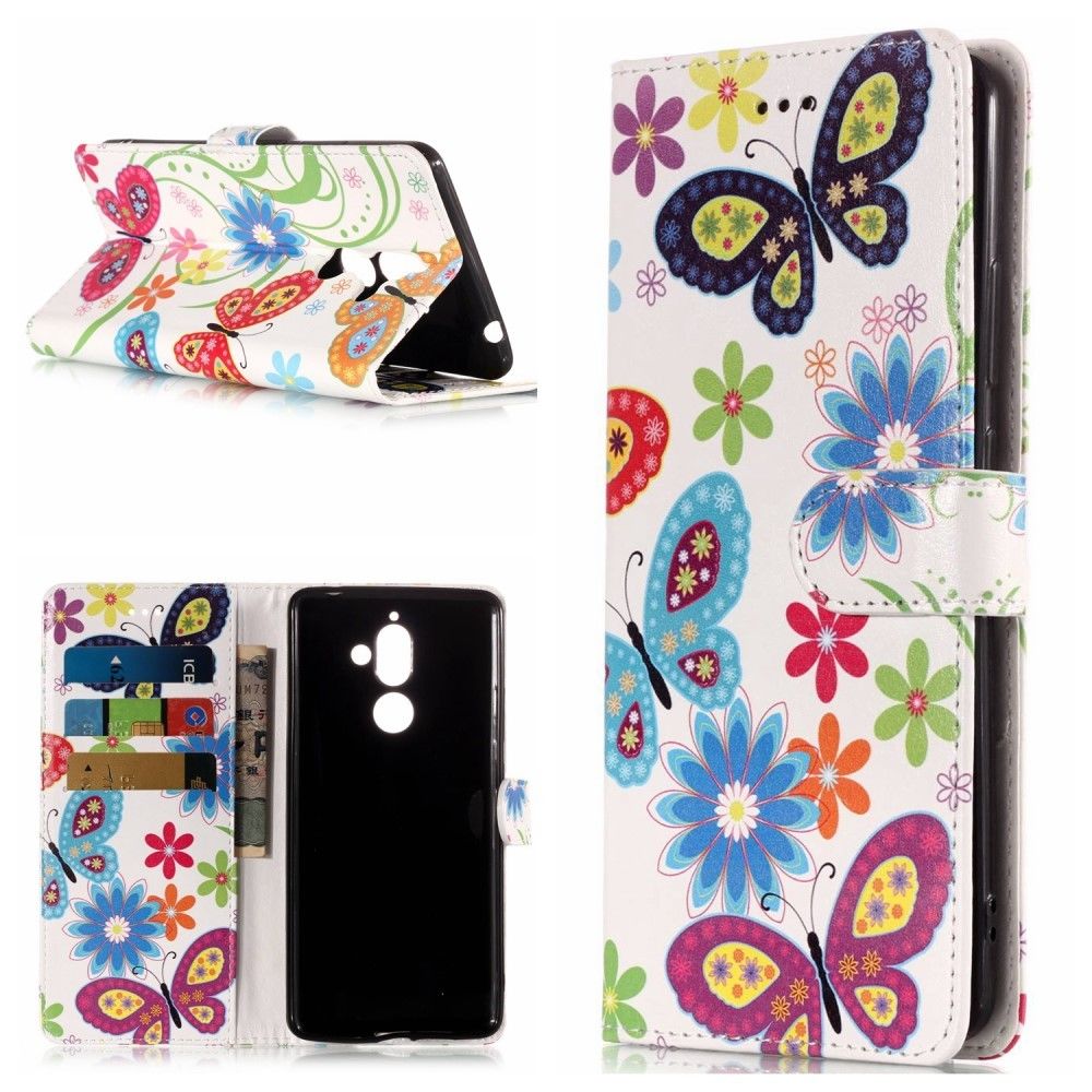 marque generique - Etui en PU papillon et fleur pour votre Nokia 7 Plus - Autres accessoires smartphone