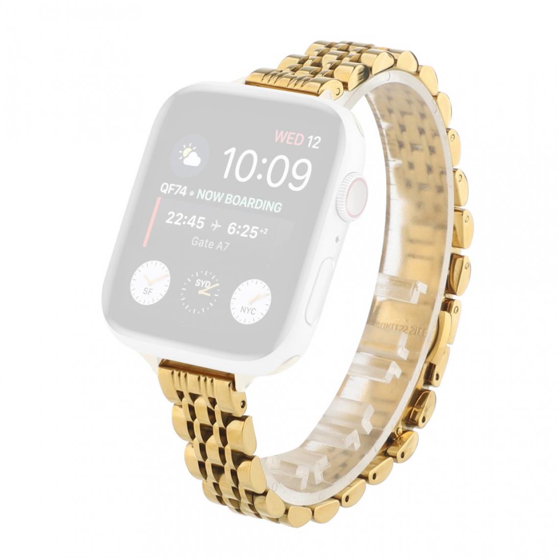 Other - Bracelet en métal or pour votre Apple Watch Series 6/SE/5/4 40mm/Series 3/2/1 38mm - Accessoires bracelet connecté