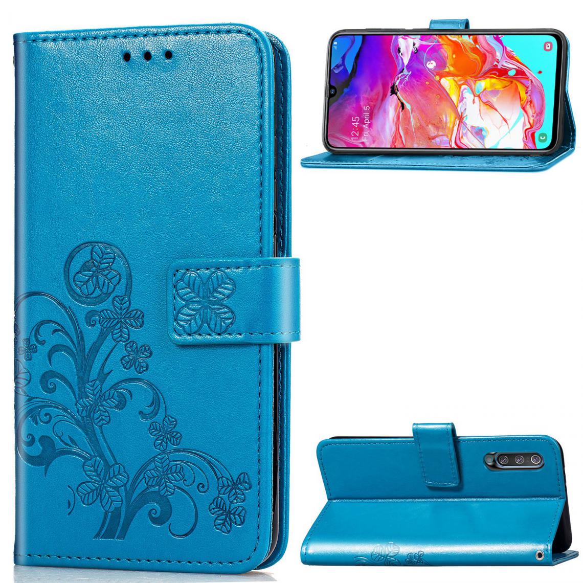 OtterBox - Samsung Galaxy A70 Housse Etui Coque de protection type portefeuille (lys) [Bleu] - Coque, étui smartphone