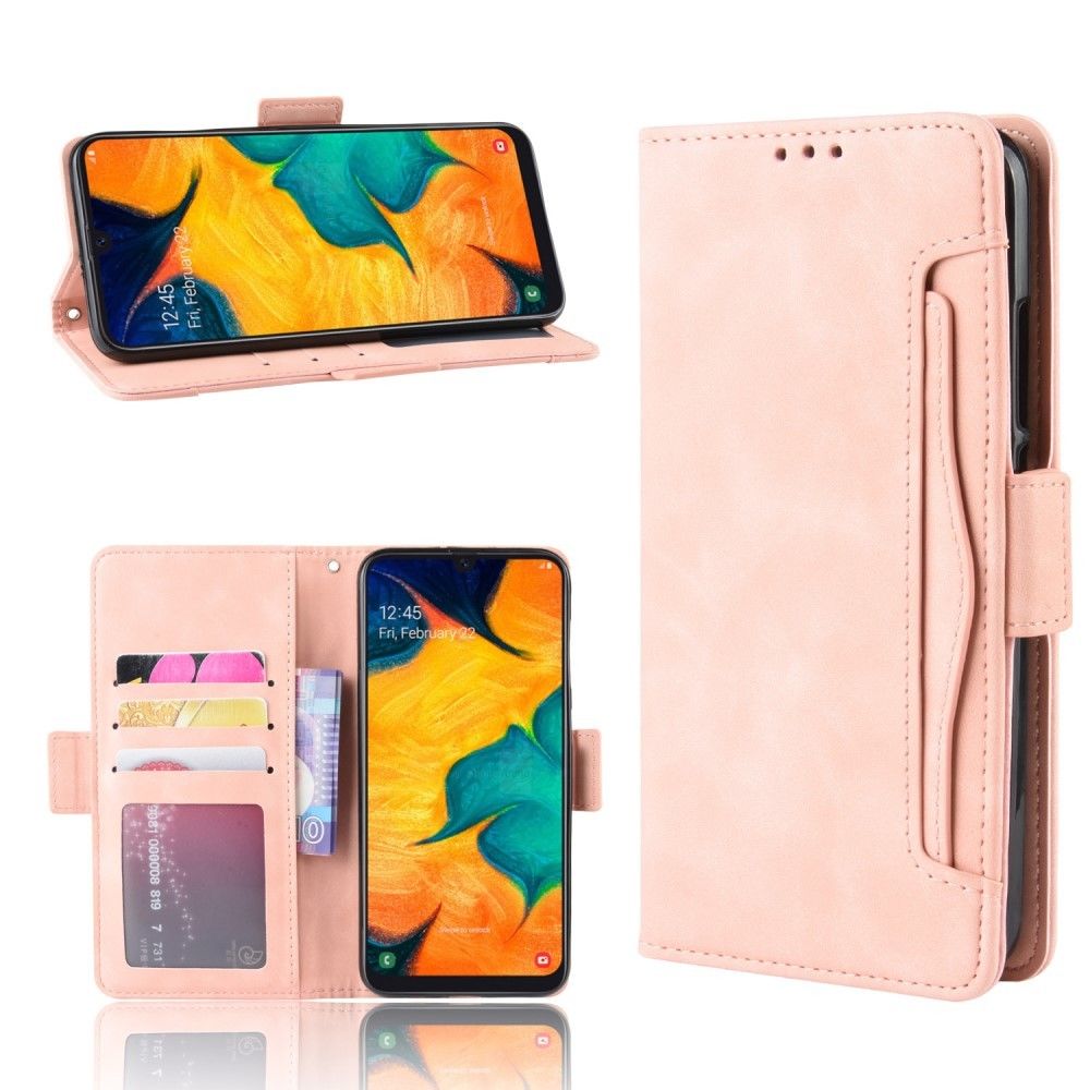 marque generique - Etui en PU avec plusieurs porte-cartes or rose pour votre Samsung Galaxy A20e - Coque, étui smartphone