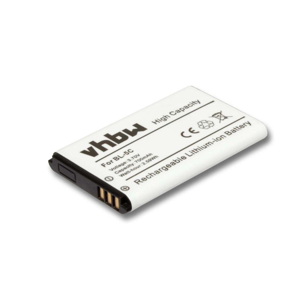 Vhbw - vhbw batterie Li-Ion 700mAh (3.7V) pour téléphone portable Smartphone téléphone MyPhone 1065 Spectrum, COMPACT comme MP-S-A1, BS-16. - Batterie téléphone