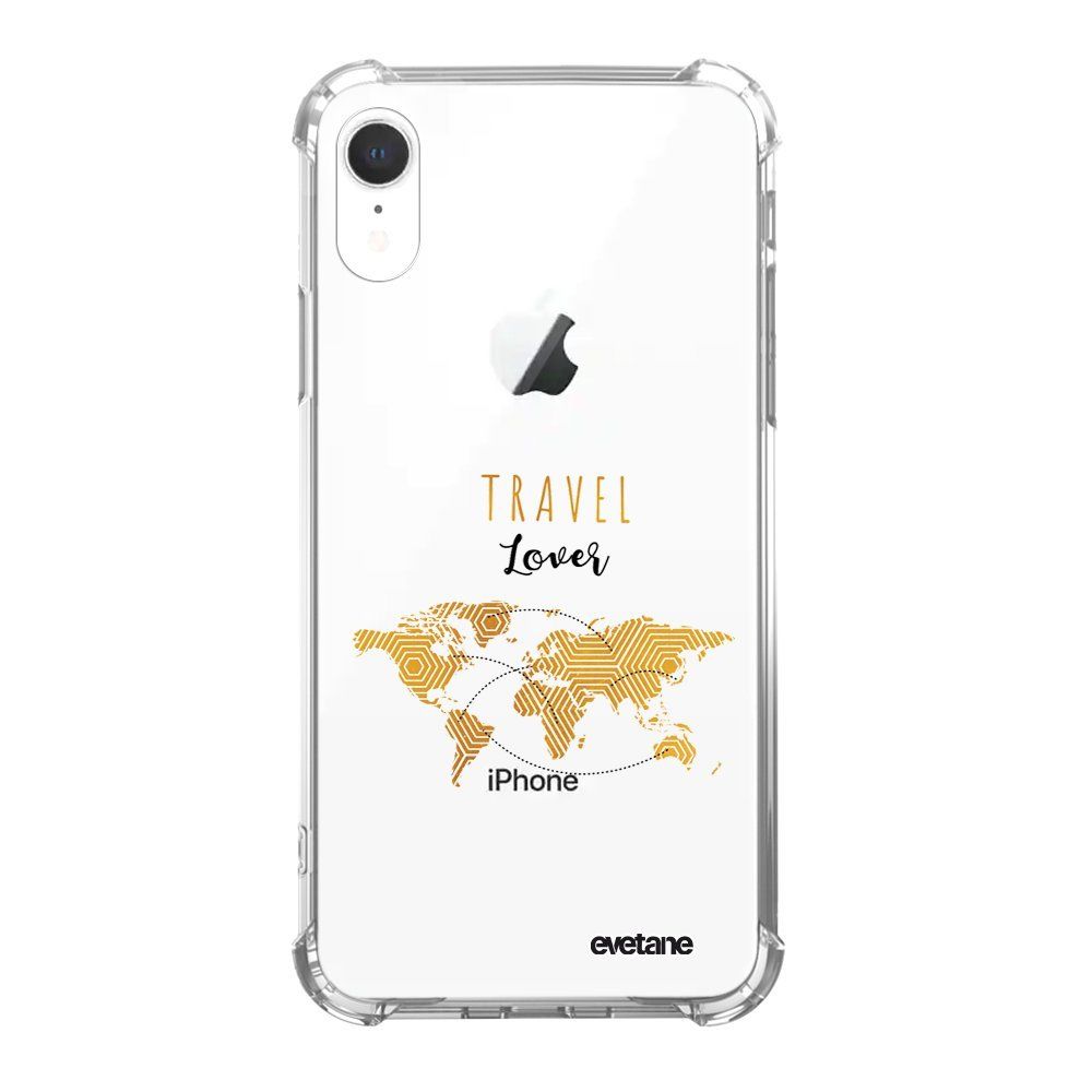 Evetane - Coque iPhone Xr anti-choc souple avec angles renforcés Travel Lover Evetane - Coque, étui smartphone