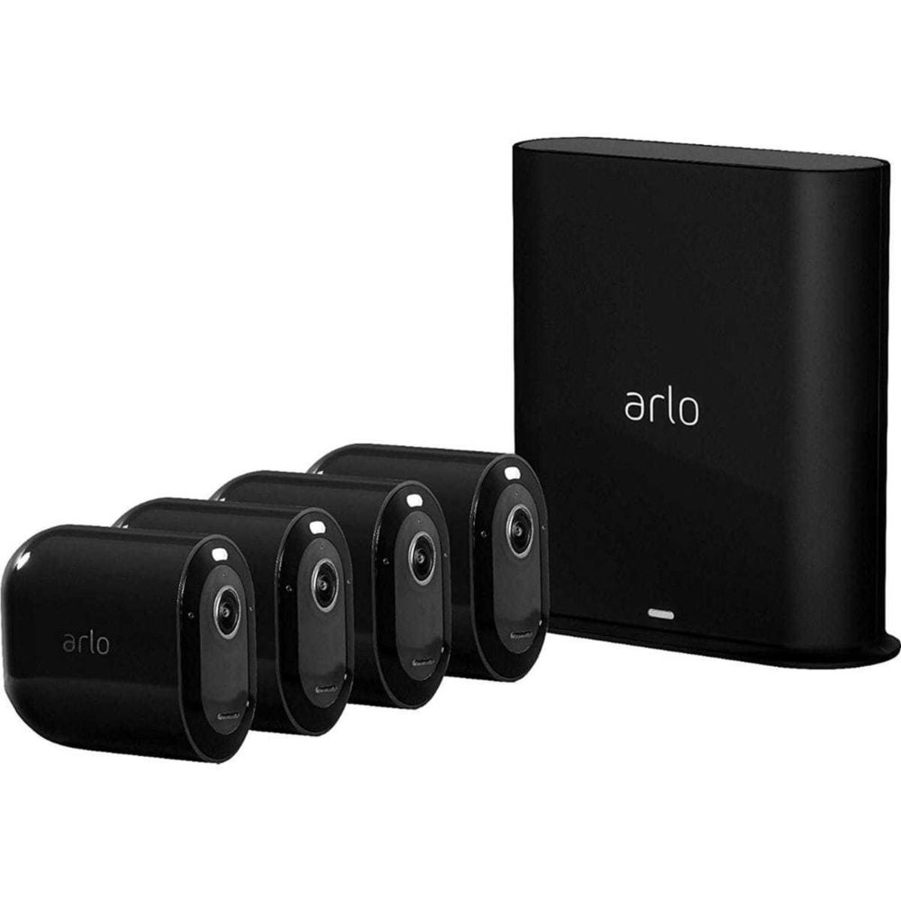Arlo - Arlo Pro 3 Black Edition - Pack de 4 - Caméra de surveillance connectée