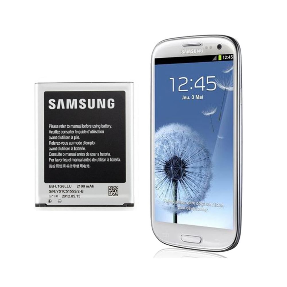 Samsung - Original-Samsung EB-L1G6LLU Galaxy S3 III GT-i9300 Batterie pour téléphone portable - Batterie téléphone
