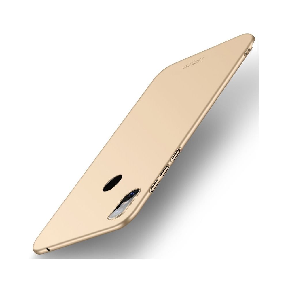 Wewoo - Coque de protection extra-plate ultra-fine pour PC givré pour Xiaomi Mi Max 3 (Or) - Coque, étui smartphone