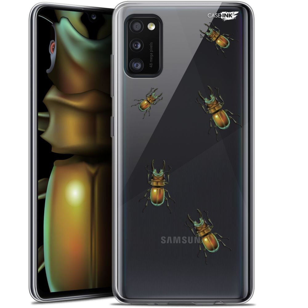 Caseink - Coque arrière Samsung Galaxy A41 (6.1 ) Gel HD [ Nouvelle Collection - Souple - Antichoc - Imprimé en France] Petits Scarabés - Coque, étui smartphone