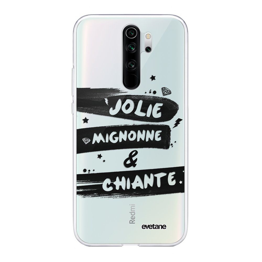 Evetane - Coque Xiaomi Redmi Note 8 Pro souple transparente Jolie Mignonne et chiante Motif Ecriture Tendance Evetane. - Coque, étui smartphone