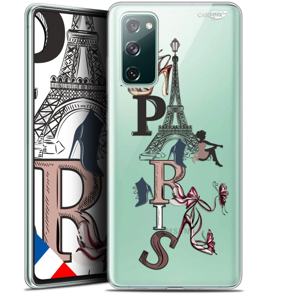 Caseink - Coque arrière Samsung Galaxy S20 FE (6.5 ) Gel HD [ Nouvelle Collection - Souple - Antichoc - Imprimé en France] Stylish Paris - Coque, étui smartphone