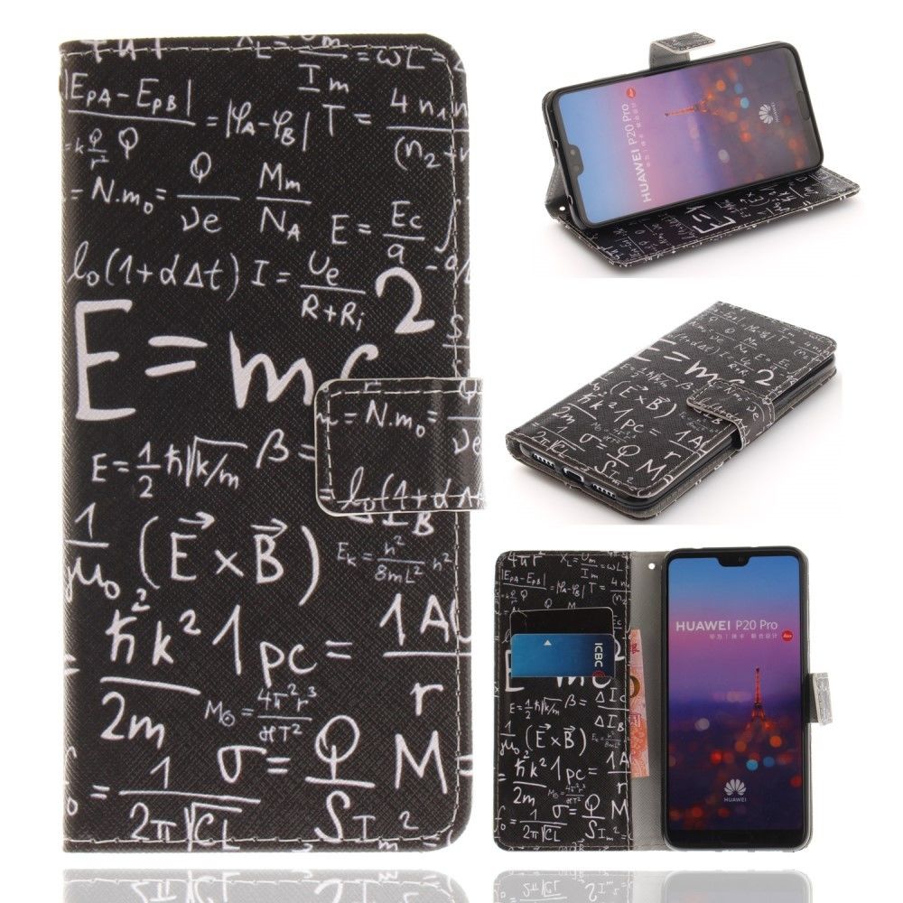 marque generique - Etui en PU  symbole mathématique pour Huawei P20 Pro - Autres accessoires smartphone