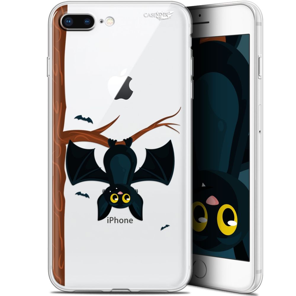 Caseink - Coque arrière Apple iPhone 7/8 Plus (4.7 ) Gel HD [ Nouvelle Collection - Souple - Antichoc - Imprimé en France] Petite Chauve Souris - Coque, étui smartphone