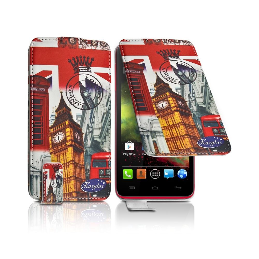Karylax - Housse Etui Clapet à Motif ZA03 Universel S pour Wiko Highway Pure - Autres accessoires smartphone