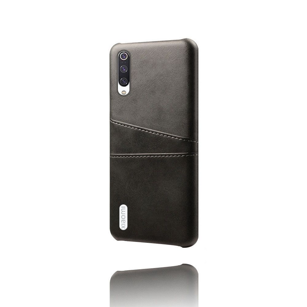 marque generique - Etui coque en cuir à double poche pour Xiaomi Mi S2 - Noir - Coque, étui smartphone