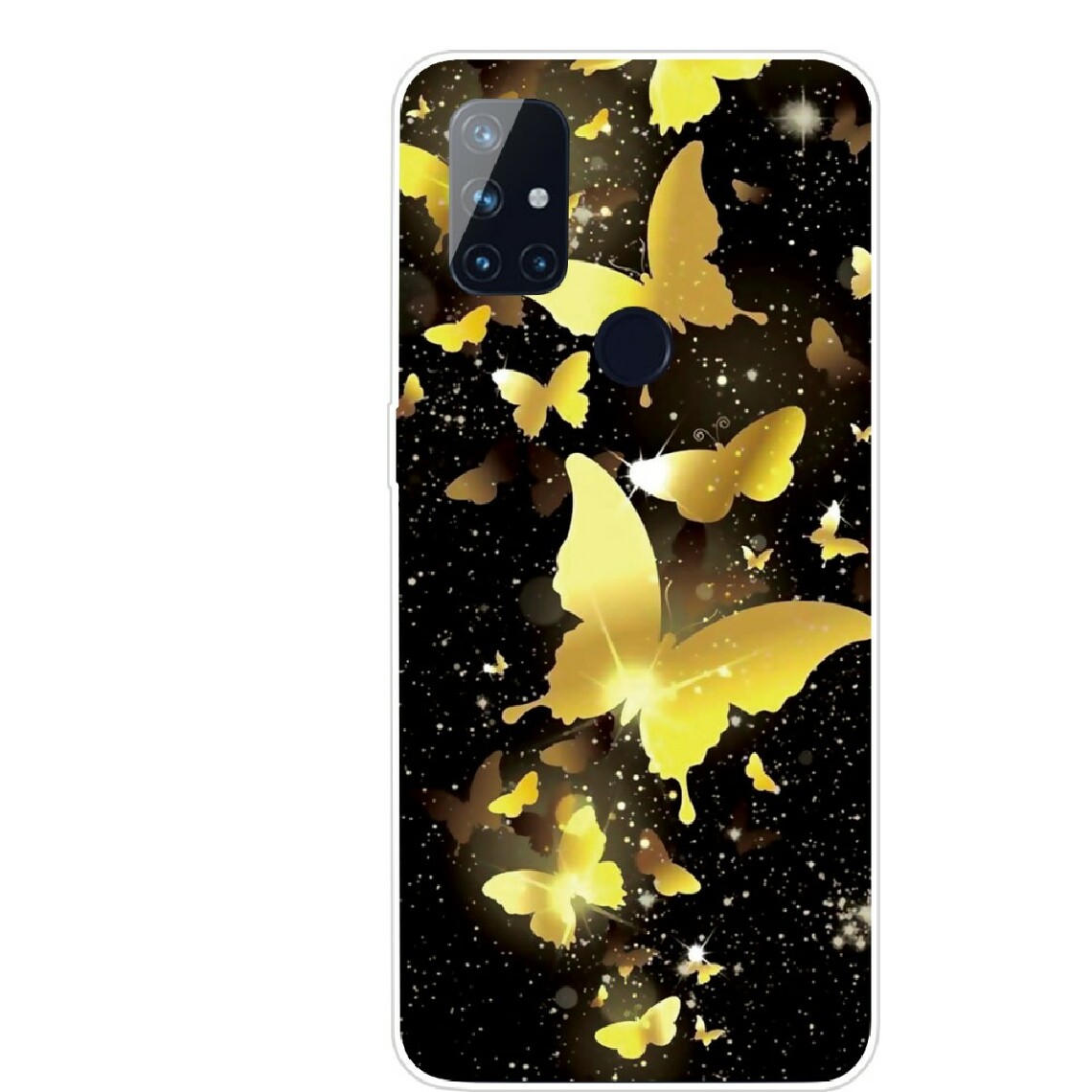 Other - Coque en TPU impression de motifs papillon d'or pour votre OnePlus Nord N10 5G - Coque, étui smartphone