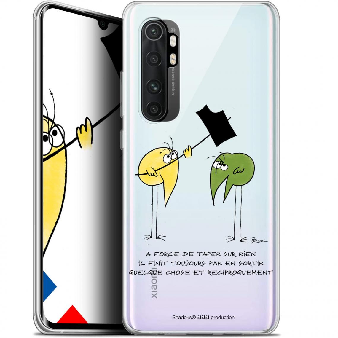 Caseink - Coque Pour Xiaomi Mi Note 10 LITE (6.4 ) [Gel HD Collection Les Shadoks ? Design A Force - Souple - Ultra Fin - Imprimé en France] - Coque, étui smartphone
