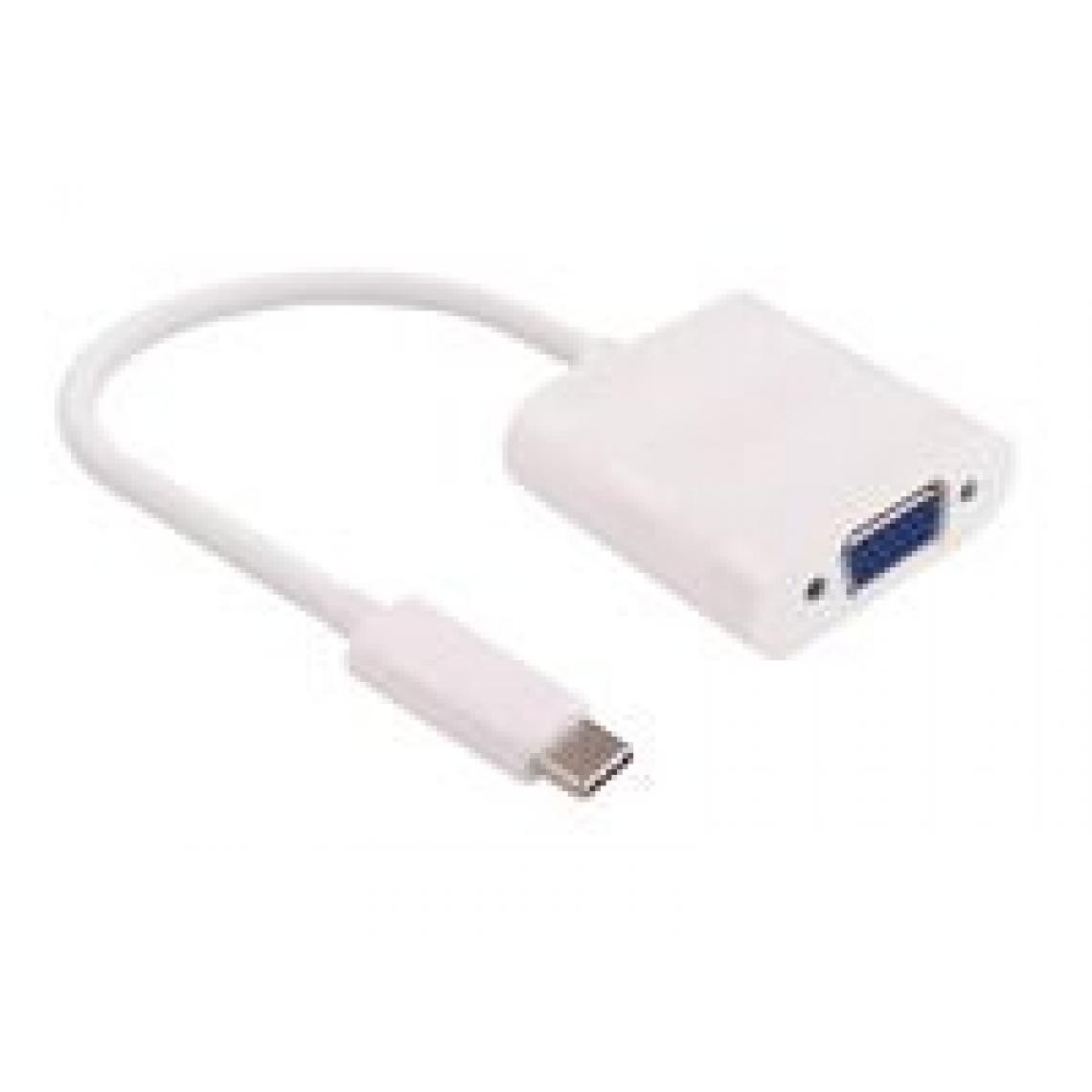 Disney Montres - USB3.1 C - VGA ADAPTER White Max. 1920x1080p@60Hz 0,2m, White - accessoires cables meubles supports