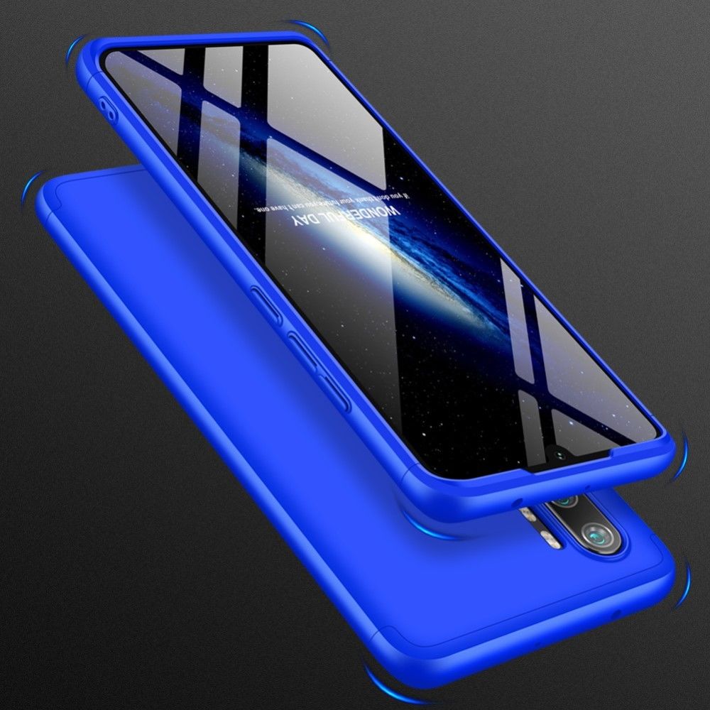 Generic - Coque en TPU 3 pièces détachables mates bleu pour votre Xiaomi Mi Note 10 - Coque, étui smartphone