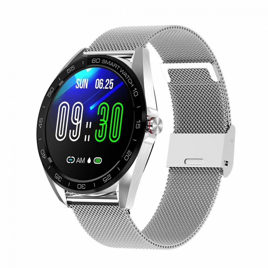 Chronotech Montres - Chronus Fitness Trackers Men Women Smartwatch Activity Tracker Health Exercise Watch Heart Rate Sleep Monitor Children Sport Band Step Counter(silver) - Montre connectée