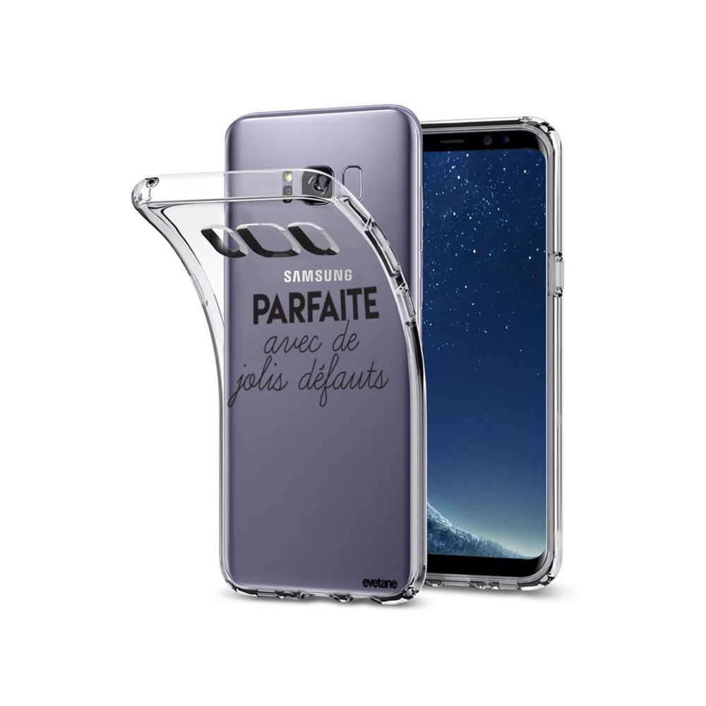 Evetane - Coque Samsung Galaxy S8 souple transparente Parfaite Avec De Jolis Défauts Motif Ecriture Tendance Evetane. - Coque, étui smartphone