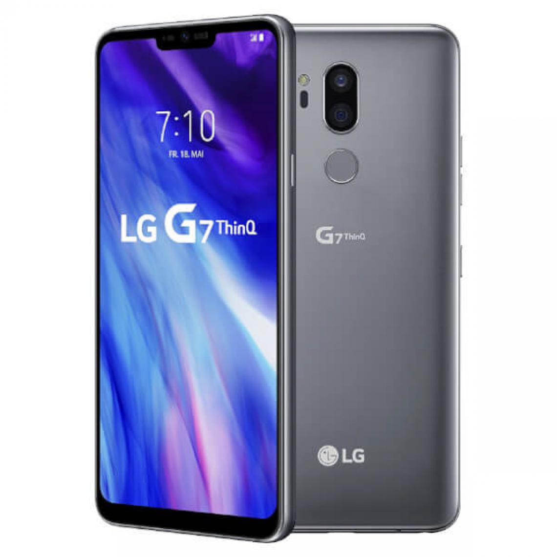 LG - LG G7 ThinQ 4Go / 64Go Argent - Smartphone Android