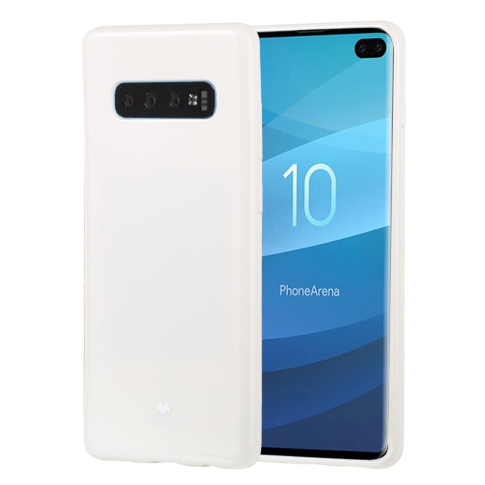 Wewoo - Coque Souple en TPU anti-chute et anti-rayures pour Galaxy S10 + Blanc - Coque, étui smartphone