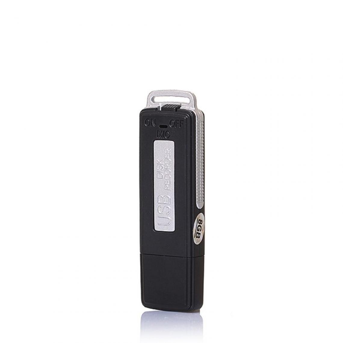 Universal - Magnétophone numérique portable de 70 heures avec mini-clé USB rechargeable de 4 Go - Enregistreur audio numérique