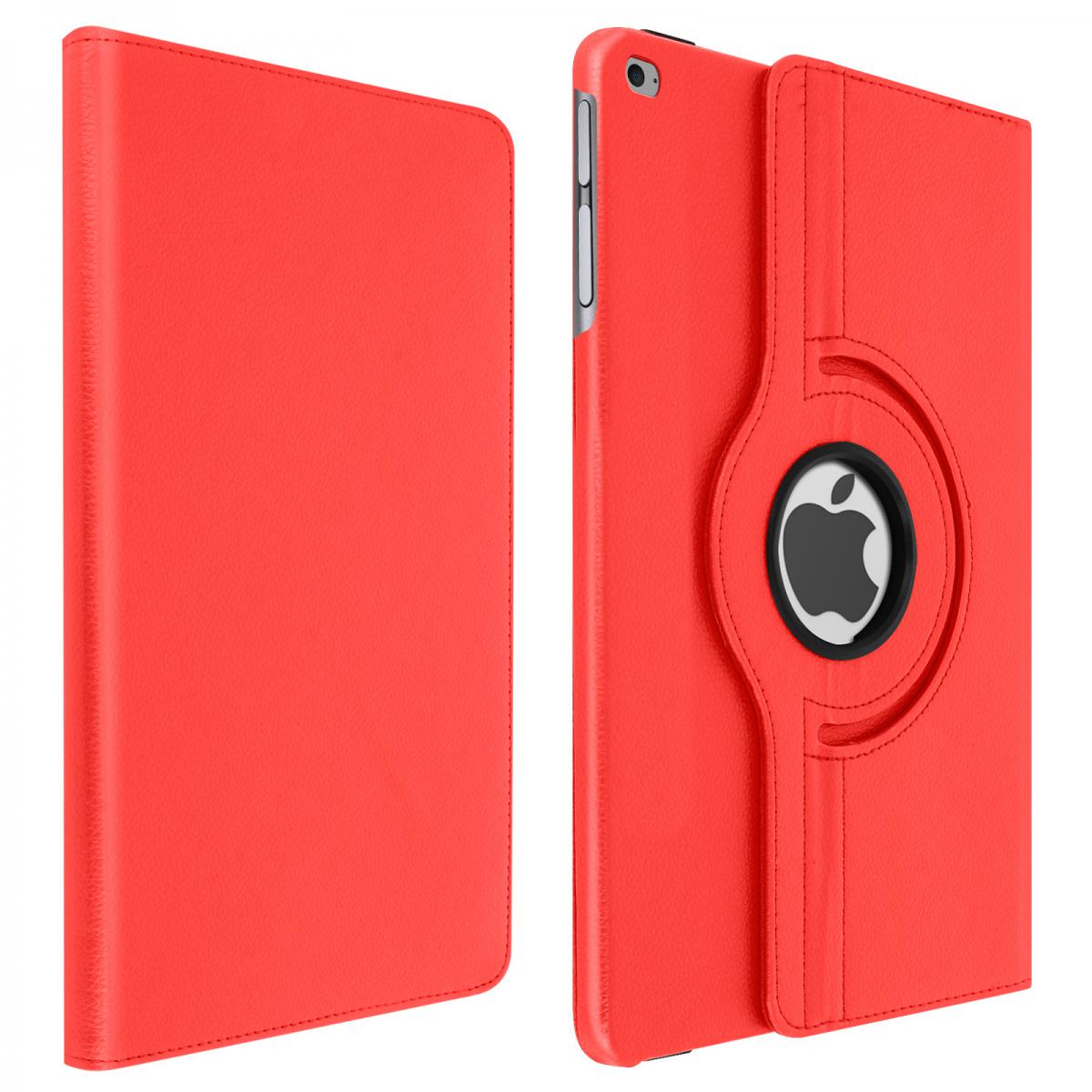 Avizar - Étui avec Fonction Support Rotatif 360° Housse rouge iPad Mini 4 / 5 - Coque, étui smartphone