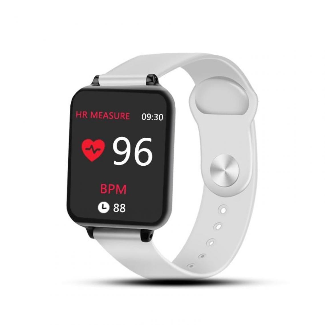 Justgreenbox - Smart montres imperméable à l'eau Sports pour téléphone iphone Smartwatch Heart Rate Monitor Fonctions de la tension artérielle pour les femmes hommes - Montre connectée