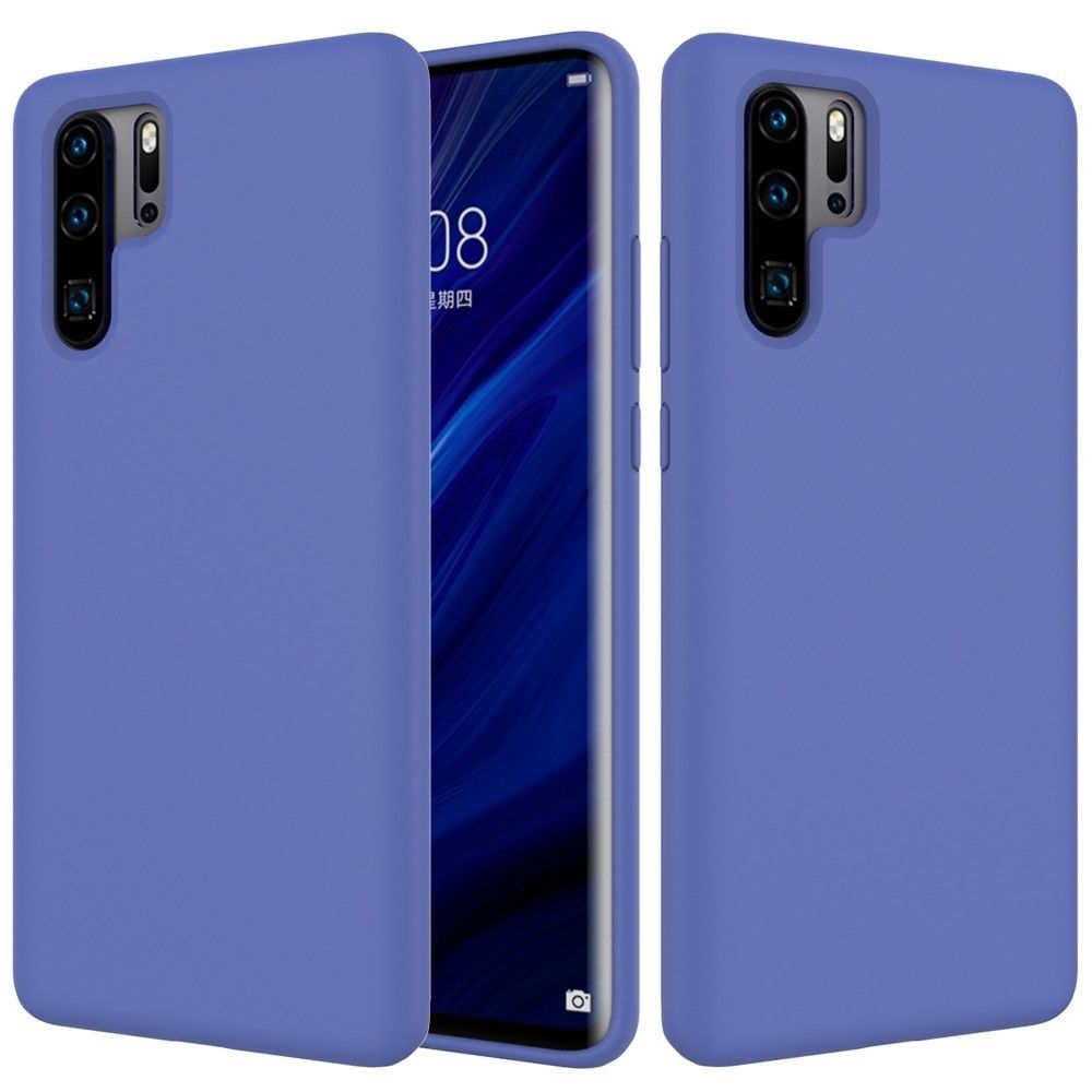 marque generique - Coque en silicone liquide violet pour votre Huawei P30 Pro - Coque, étui smartphone