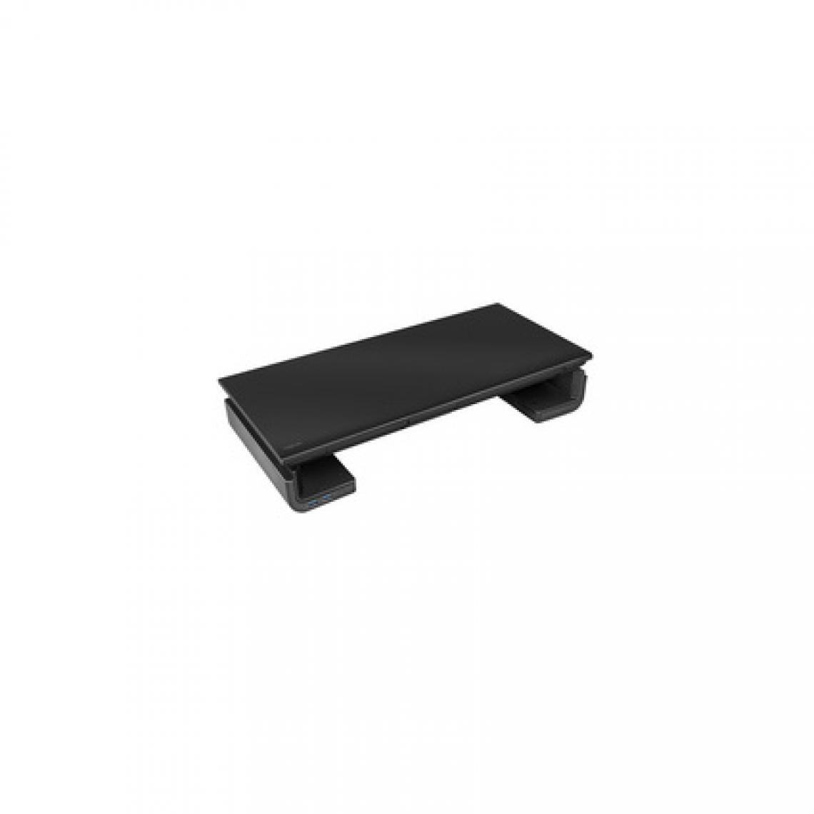 Logilink - LogiLink Réhausseur d'écran, largeur réglable, 3x USB, noir () - Support et Bras