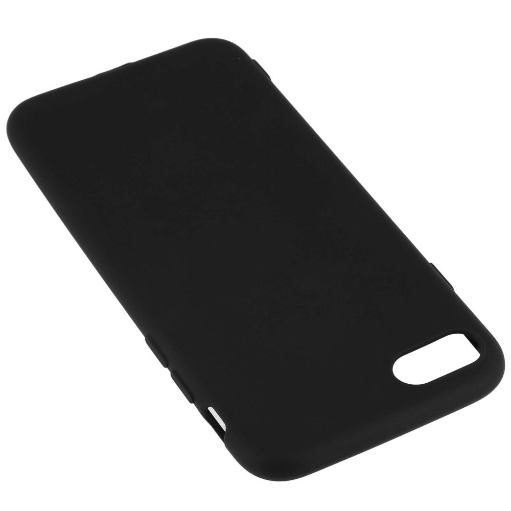 Avizar - Coque Silicone TPU Gel Souple iPhone 7 / 8 / SE 2020 - Noir Mat - Coque, étui smartphone