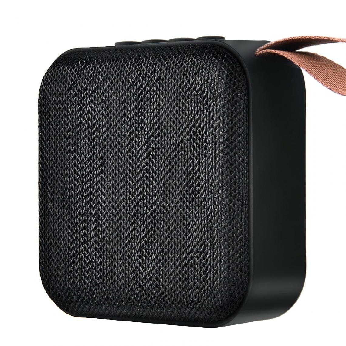 Universal - Mini haut-parleur Bluetooth sans fil Haut-parleur portable stéréo Subwoofer Bluetooth 5.0 avec haut-parleurs extérieurs SD FM | Haut-parleurs portables (noir) - Hauts-parleurs