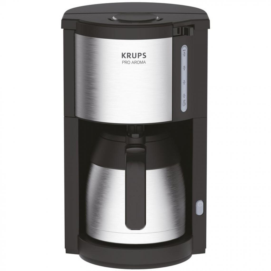 Krups - Cafetière KRUPS KM305D10 800W 1L Noir Inox - Expresso - Cafetière