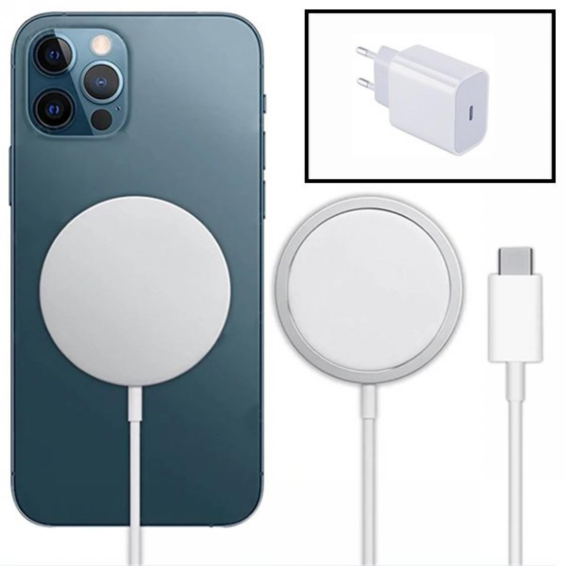 Phonecare - KIT Base de chargeur Type C FastCharge 18W + Magnetic Wireless Fast Charger - Iphone 11 - Autres accessoires smartphone