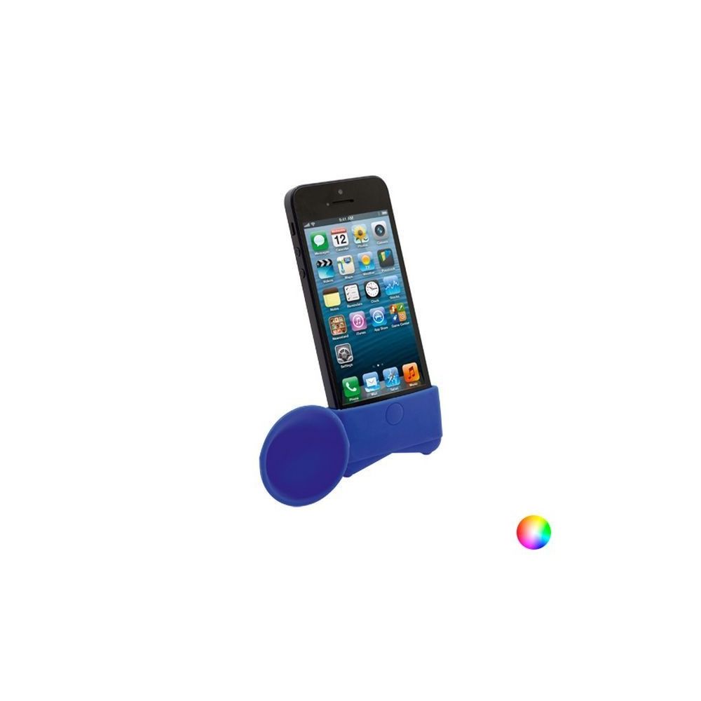 Totalcadeau - Support pour Mobiles avec haut-parleur - AUgmente le son du téléphone smartphone Couleur - Bleu - Coque, étui smartphone