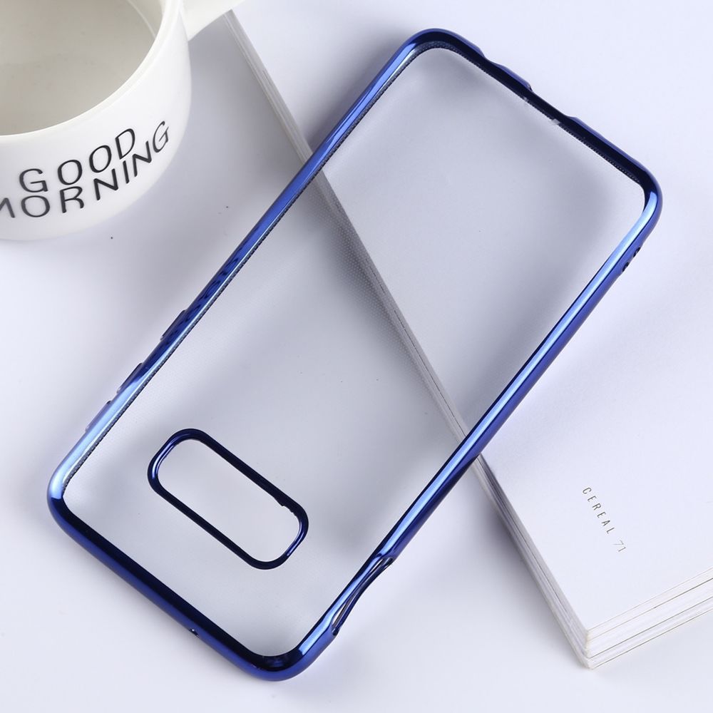 Wewoo - Coque Souple Ultra-mince étui de protection arrière en TPU pour Galaxy S10e bleu - Coque, étui smartphone