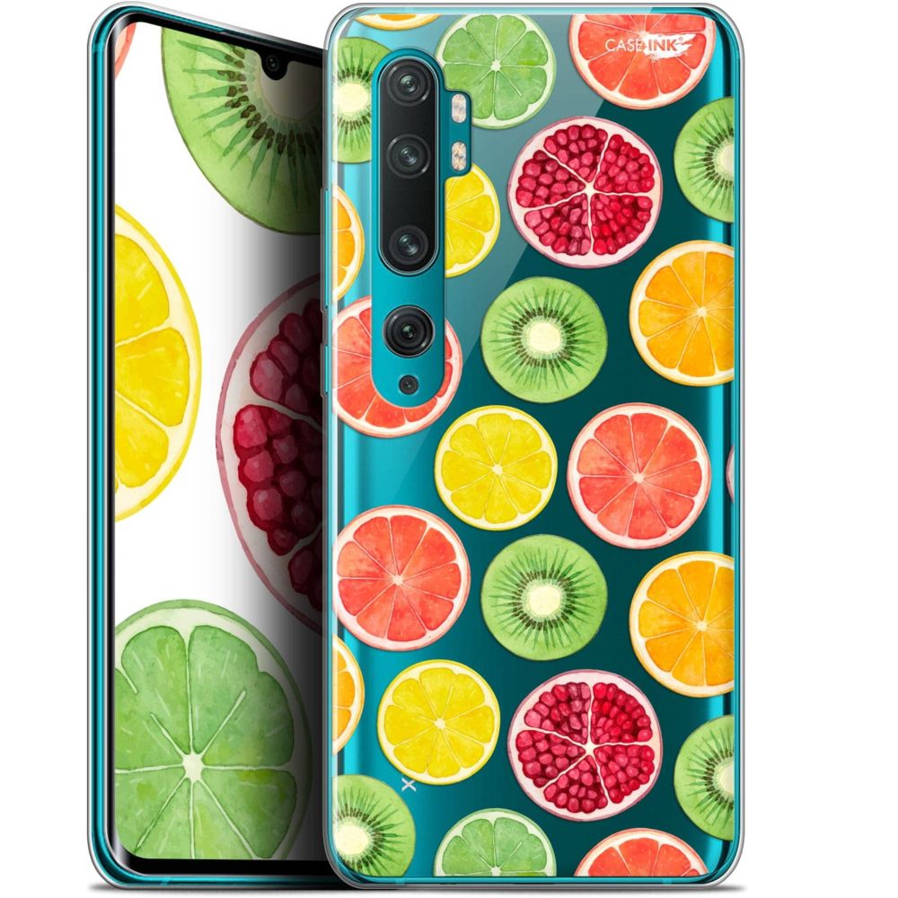 Caseink - Coque arrière Xiaomi Mi Note 10 / Pro (6.47 ) Gel HD [ Nouvelle Collection - Souple - Antichoc - Imprimé en France] Fruity Fresh - Coque, étui smartphone