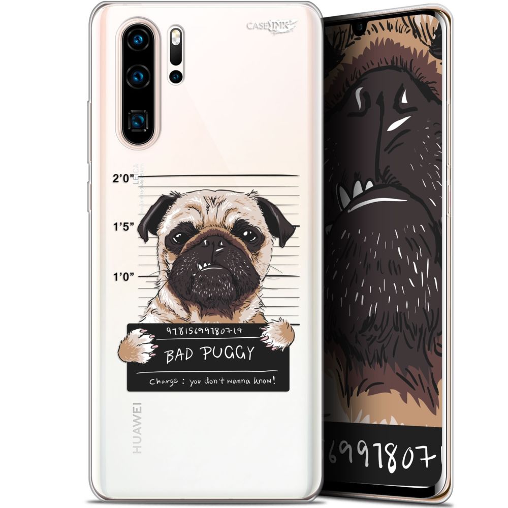Caseink - Coque arrière Huawei P30 Pro (6.47 ) Gel HD [ Nouvelle Collection - Souple - Antichoc - Imprimé en France] Beware The Puggy Dog - Coque, étui smartphone