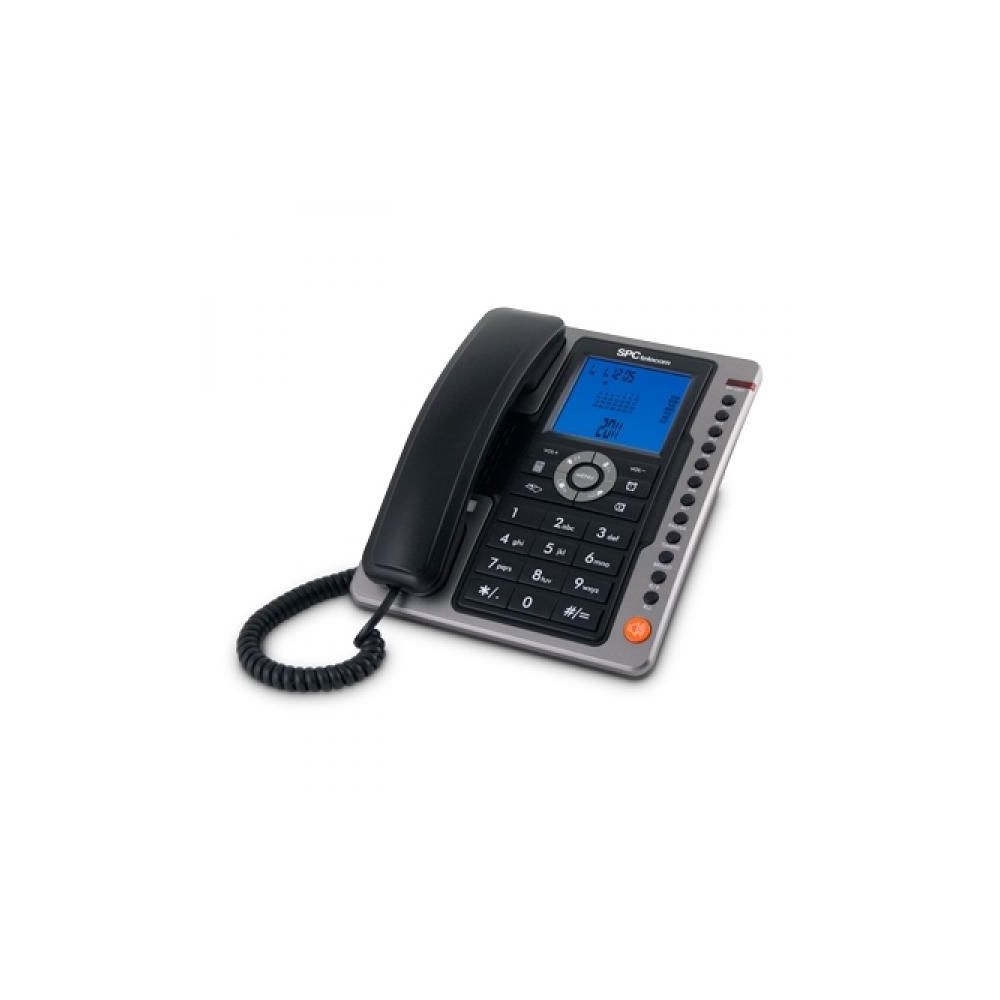 Spc - SPC 3604N Telefono OFFICE PRO 7M ML ID LCD Negro - Téléphone fixe filaire